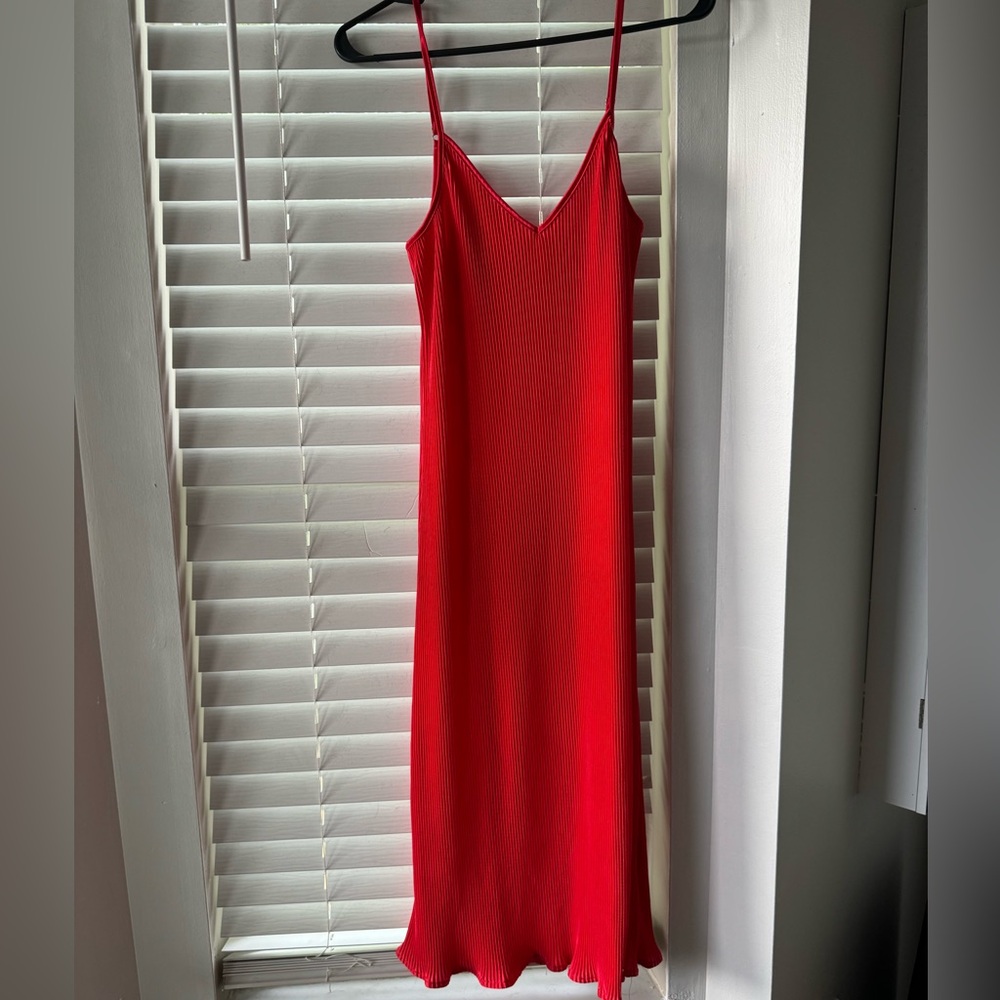 Red Midi Classy Dress